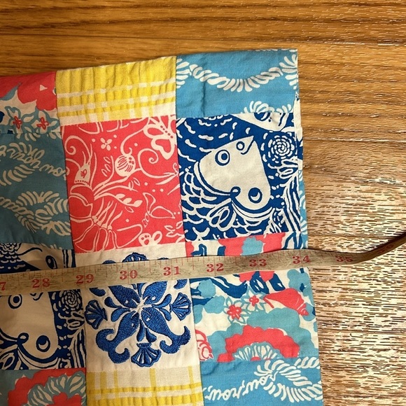 Lily Pulitzer Patchwork Embroidered Shift Dress SZ 4 - Picture 6 of 7